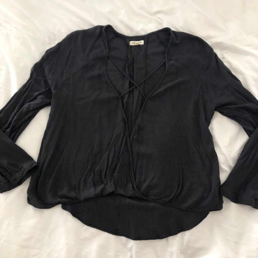 Urban Outfitters Criss Cross Blouse